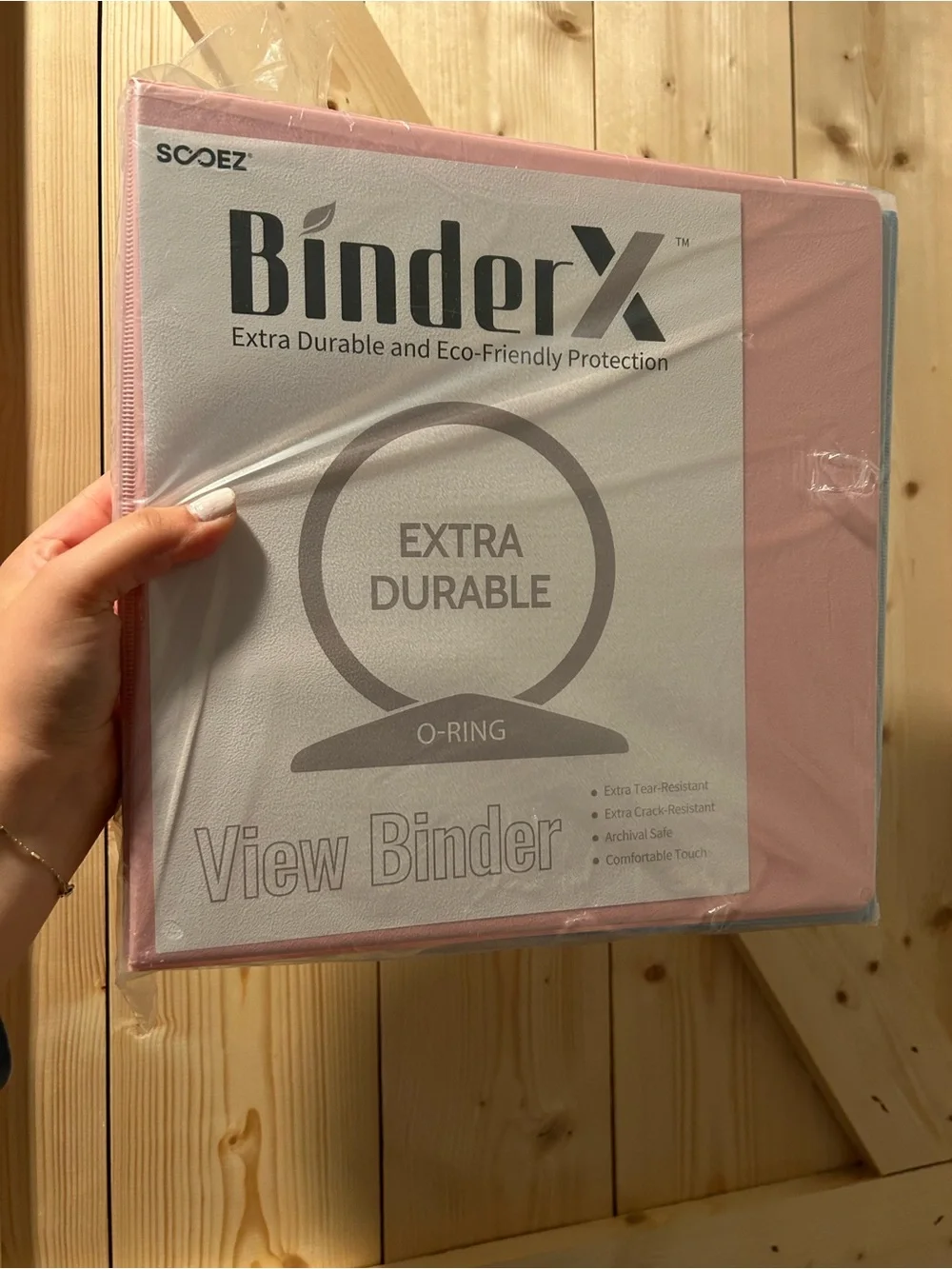 2 Binders Extra Durable O-Ring Organizer